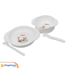 Bộ bát đĩa tập ăn Pigeon Mini