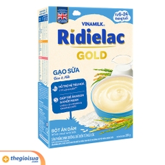 Bột ăn dặm Ridielac Gạo sữa hộp giấy 200g