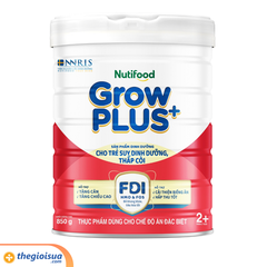 Sữa bột Nuti Grow PLUS đỏ 2+ 850g (từ 2 tuổi)