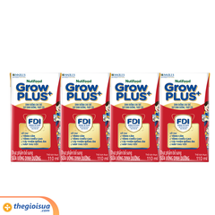 Sữa uống Nuti GrowPLUS+ đỏ 110ml x 4