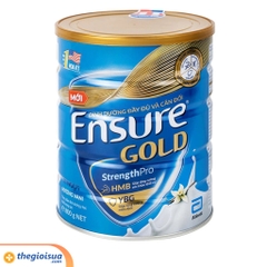 Abbott Ensure Gold ít ngọt Vanilla 800g ( Beta Glucan) mẫu mới
