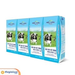 Sữa tươi Mộc Châu không đường 180ml