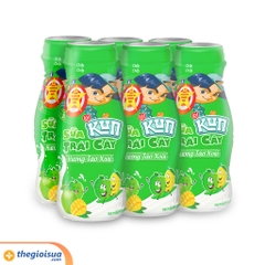 Sữa Trái Cây Kun hương Táo xoài chai 85ml