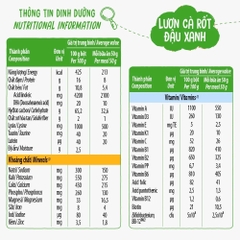 Bột ăn dặm Ridielac Gold Lươn cà rốt đậu xanh hộp giấy 200g