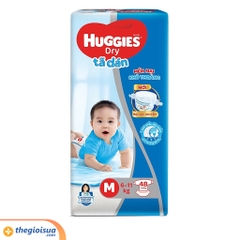 Tã dán Huggies Dry size M48