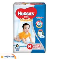 Tã quần Huggies Dry size M 54 miếng