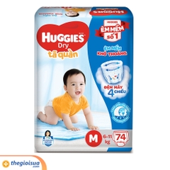 Tã quần Huggies Dry size M 74 miếng