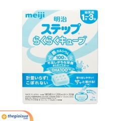 Meiji Step Raku Raku Cube 1- 3 tuổi (28gr*30) thanh