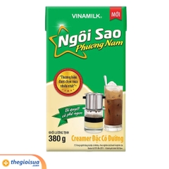 Sữa đặc có đường Ngôi sao Phương Nam Xanh lá 380g hộp giấy