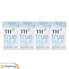 Sữa tươi tiệt trùng TH nguyên chất 110ml