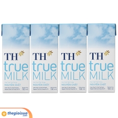 Sữa tươi tiệt trùng TH nguyên chất 180ml