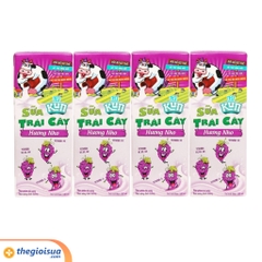 Sữa trái cây Lif Kun hương nho 180ml
