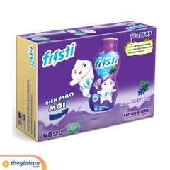 Thức uống dinh dưỡng vị chua Fristi hương nho 4x80ml