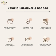 Nồi nấu chậm Bear 1.6L SB-NNC16