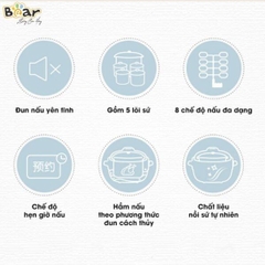 Nồi nấu chậm Bear 2.5L SUBE003