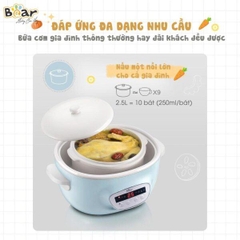 Nồi nấu chậm Bear 2.5L SUBE003