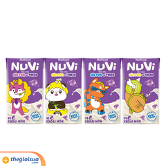 Sữa tươi NUVI có thạch vị khoai môn hộp 100ml