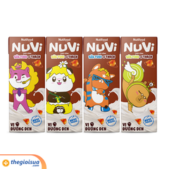SỮA TƯƠI NUVI ĐƯỜNG ĐEN CÓ THẠCH 170ML