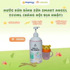 Nước rửa bình sữa Smart Angel 800ml (Hàng nội địa Nhật)