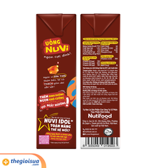 SỮA TƯƠI NUVI ĐƯỜNG ĐEN CÓ THẠCH 170ML
