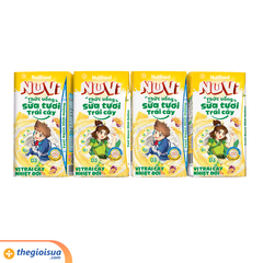 Sữa tươi trái cây Nuvi Trái cây nhiệt đới hộp 110ml