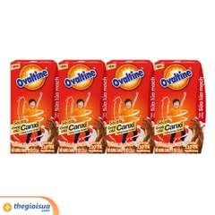 Sữa Ovaltine lúa mạch x2 canxi socola 110ml