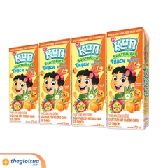 Kun sữa trái cây hương Cam có thạch 170ml