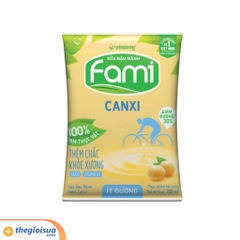 Sữa đậu nành Fami Canxi ít đường túi 200ml - thùng 40 túi
