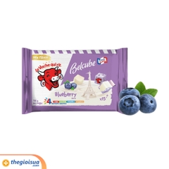 Phô mai vuông Belcube  vị việt quất 78g