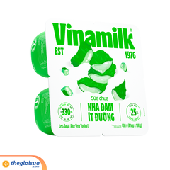 Sữa chua ăn Vinamilk Nha đam ít đường + Collagen 100g