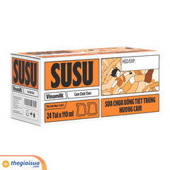 Sữa chua uống tiệt trùng hương cam Susu túi 110ml