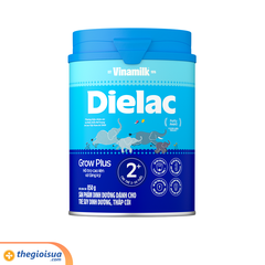 Sữa bột Dielac Grow Plus 2+ HT 850g (2-10 tuổi) mẫu mới