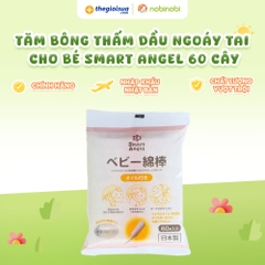 Tăm bông thấm dầu ngoáy tai cho bé Smart Angel 60 cây
