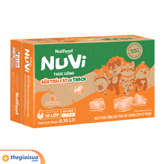 Sữa uống NuVi có thạch hương cam hộp 170ml