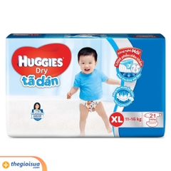 Tã dán Huggies Dry size XL 21 miếng