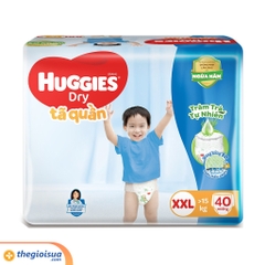 Tã quần Huggies Dry size XXL40 miếng