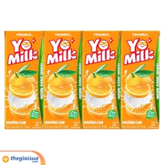 Sữa chua uống Vinamilk hương cam Yomilk 170ml