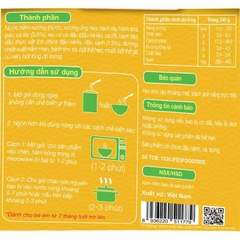 Cháo tươi GOLD - Cá lóc & đậu xanh 240g