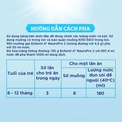 Sữa Enfamil A2 NeuroPro số 2 800g (Infant Formula, 6-12 tháng)