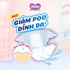 Tã dán Bobby Siêu Thấm - Khô Thoáng size S80 (4-8kg)