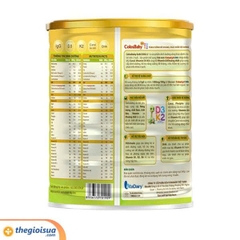 Sữa bột dinh dưỡng công thức ColosBaby Gold D3K2 2+ 800g