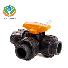 Van bi nhựa 3 ngã PVC