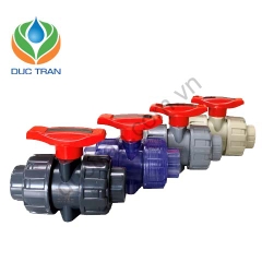 Van bi nhựa hai đầu rắc co