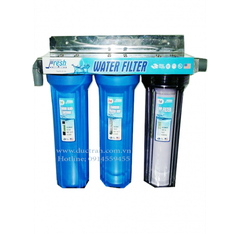 Bộ lọc nước đầu nguồn 3 cấp lọc 20 inch