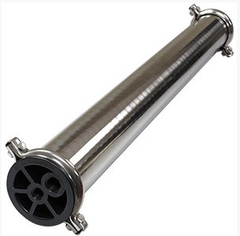 Vỏ RO4040 inox không mối hàn đầu nhựa