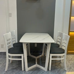Bộ bàn Concorde mặt đá + ghế Cabin