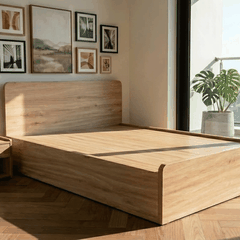 Giường 2 đầu bo góc (3 hộc kéo) THT-GN6703