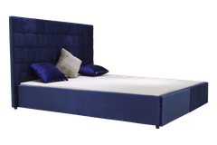 Giường ngủ bọc nhung 2 hộc kéo TM-G21101