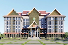 Trụ sở Trung tâm chỉ huy Bộ Công An Lào