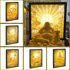 Tranh Công Giáo Mẫu Chúa Và Đàn Cừu DECORNOW DCN- HD800